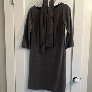 Worth New York doubled faced wool belted shift dress